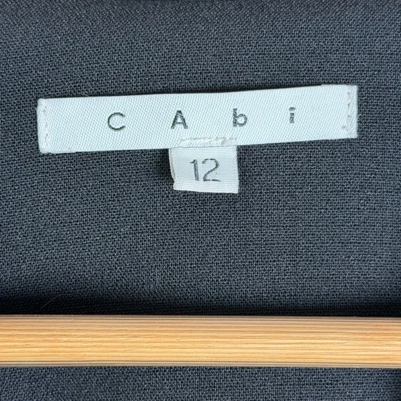 Early Cabi Women’s Made in USA Black Gold Button Blazer Quiet Luxury Y2K Sz 12 - Picture 6 of 11